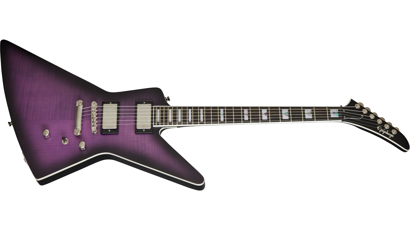 Epiphone Prophecy Collection Extura in Purple Tiger Gloss EIXYPTANH
