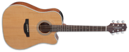 Takamine Dreadnought Cutaway Acoustic-Electric Guitar GD20CE-NS