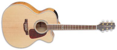 Takamine GJ72CE-NAT Jumbo Cutaway Acoustic-Electric Guitar, Natural