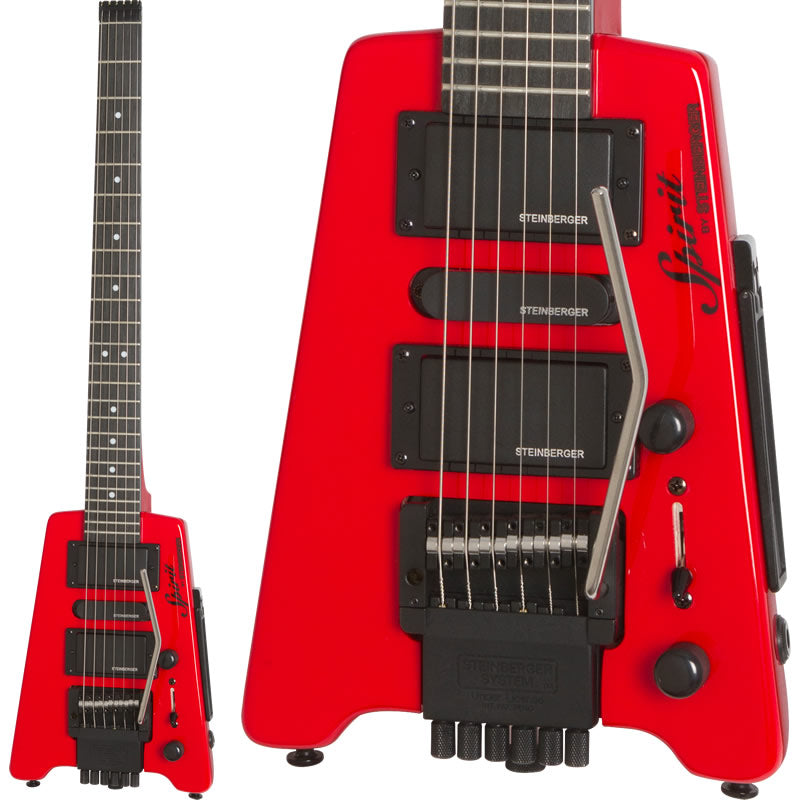 Steinberger Spirit GT PRO Deluxe Hot Rod RED GTPROHRBT