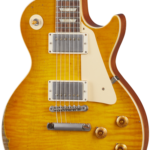 Gibson Custom Shop Murphy Lab 1959 Les Paul Standard Lemon Burst Ultra Heavy Aged - Lemon Burst LPR59UHLBNH