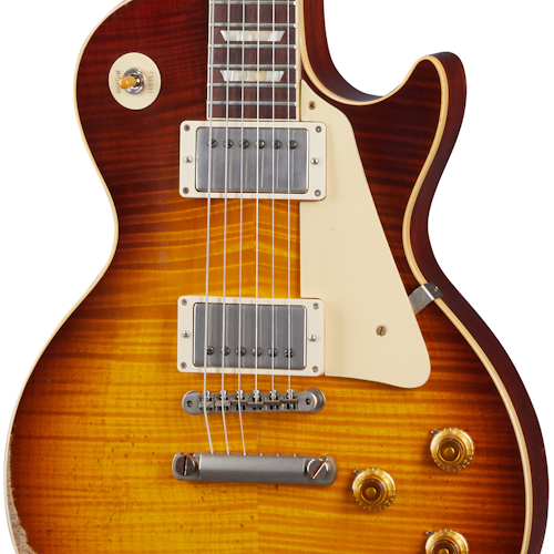 Gibson Custom Shop Murphy Lab 1959 Les Paul Standard Slow Iced Tea Fade Heavy Aged - Slow Iced Tea Fade LPR59HASINH
