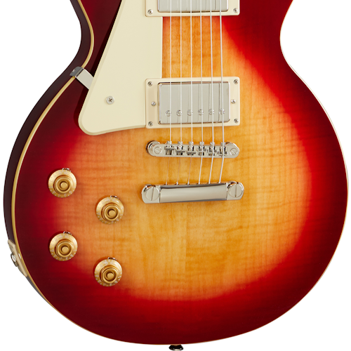 Epiphone Inspired by Gibson Les Paul Standard 50s Left Handed in Heritage Cherryburst EILS5HSNHLH SERIAL NUMBER 21031523483 - 8.7 LBS USED SPECIAL MINT