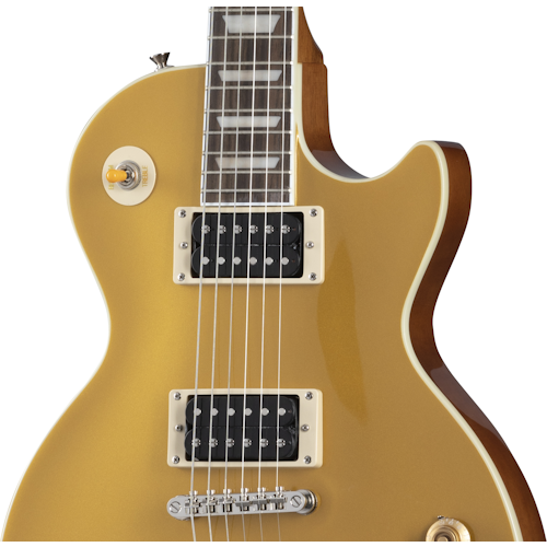 Epiphone Inspired by Gibson Slash Les Paul Goldtop with Custom HardShell Case EILPSLASHMGNH