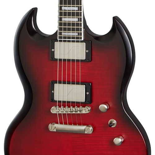 Epiphone Prophecy Collection SG in Red Tiger Gloss EISYRTANH