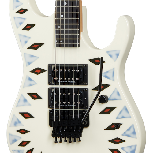 Kramer NightSwan in Vintage White with Aztec Graphic KNSAZMBF