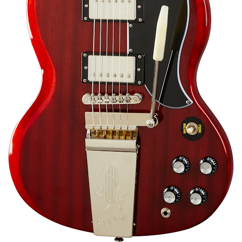 Epiphone Inspired by Gibson – Original Collection Epi 1961 SG Standard w/ Maestro – Vintage Cherry EISS61MVCNH