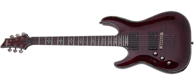 Schecter Hellraiser Series HR-C-1-LH-BCH Black Cherry Guitar with EMG 81TW/89 Pickups SCH-1795