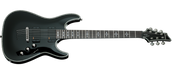 Schecter Hellraiser Series HR-C-1-BLK Gloss Black Guitar with EMG 81TW/89 Pickups SCH-1787