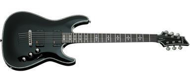 Schecter Hellraiser Series HR-C-1-BLK Gloss Black Guitar with EMG 81TW/89 Pickups SCH-1787