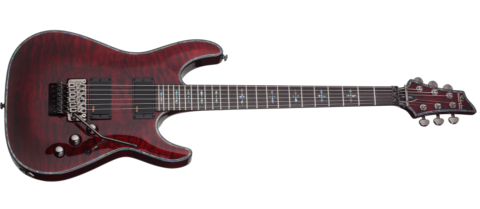 Schecter Hellraiser Series HR-C-1-FR-BCH Black Cherry Guitar