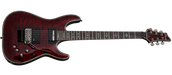 Schecter Hellraiser Series HR-C-1-FR-S-BCH Black Cherry Guitar w/FR & Sustainiac & EMG 81 SCH-1826
