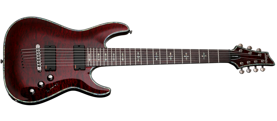 Schecter Hellraiser Series HR-C-7-BCH Black Cherry 7 String Guitar Schecter Hellraiser Series HR-C-7-BCH Black Cherry 7 String Guitar
