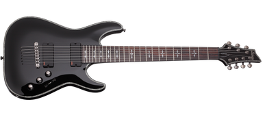 Schecter Hellraiser Series C-7-HR-BLK Gloss Black 7 String Guitar with EMG 707TW Pickups SCH-1789