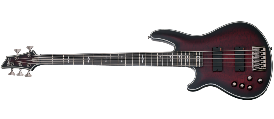 バイヤー厳選用品 Schecter Electric Handed Left 5-String Extreme-5 Hellraiser ベース