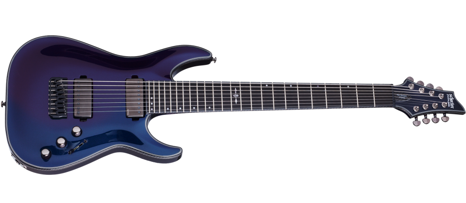 Schecter Hellraiser Hybrid HR HYBRID C 8 UV 8 String Electric Guitar U L.A. Music