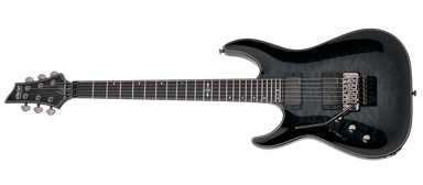 Schecter HR-HYBRID-C-1-FR-LHTBB Trans Black Burst Guitar w/FR & EMG 57/66 Pickups SCH-1929