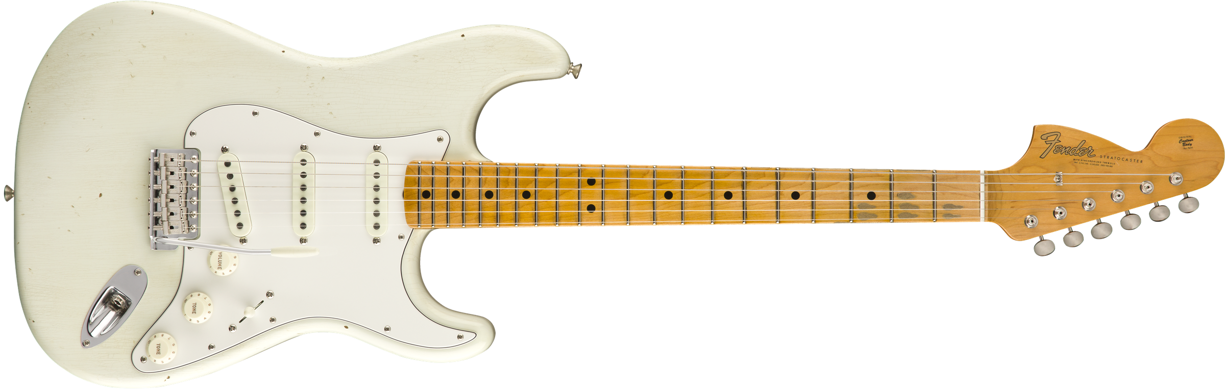 FENDER Jimi Hendrix Custom Shop Voodoo Child Strat - Journeyman Relic Olympic White 1510682805