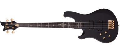 Schecter JOHNNY-CHRIST-4LH-SBK Satin Black 4 String Bass with EMG Active MMCS/81 SCH-212