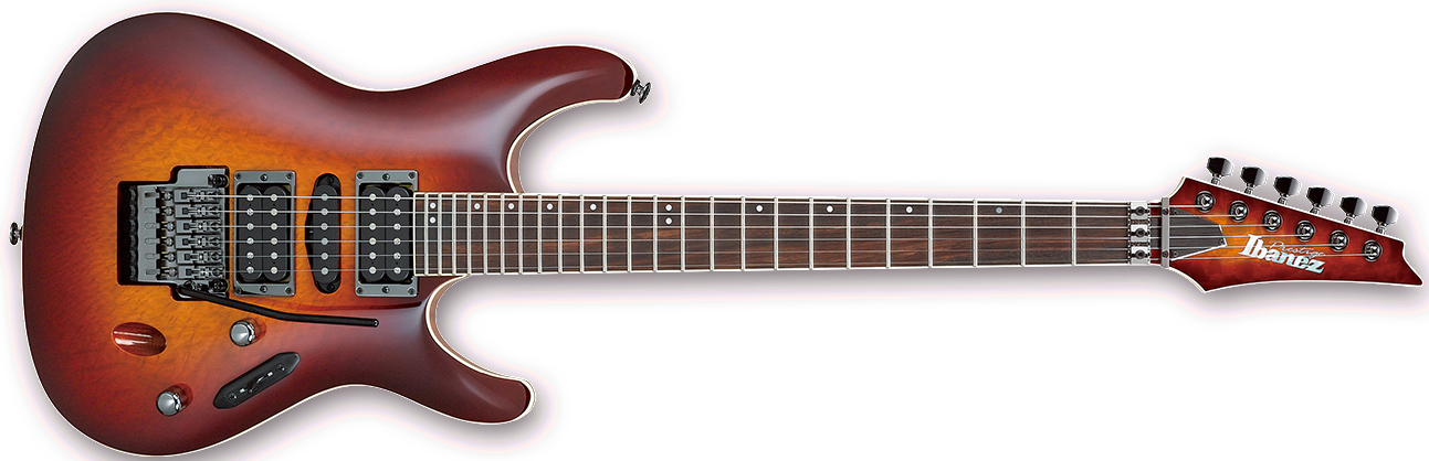 Ibanez MADE IN JAPAN S6570SKSTB Prestige S Electric Guitar with Silk Oak Top Sunset Burst SERIAL NUMBER F2410951 - 7.2 LBS
