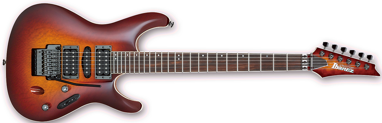 Ibanez S6570SKSTB Prestige S Electric Guitar with Silk Oak Top Sunset Burst
