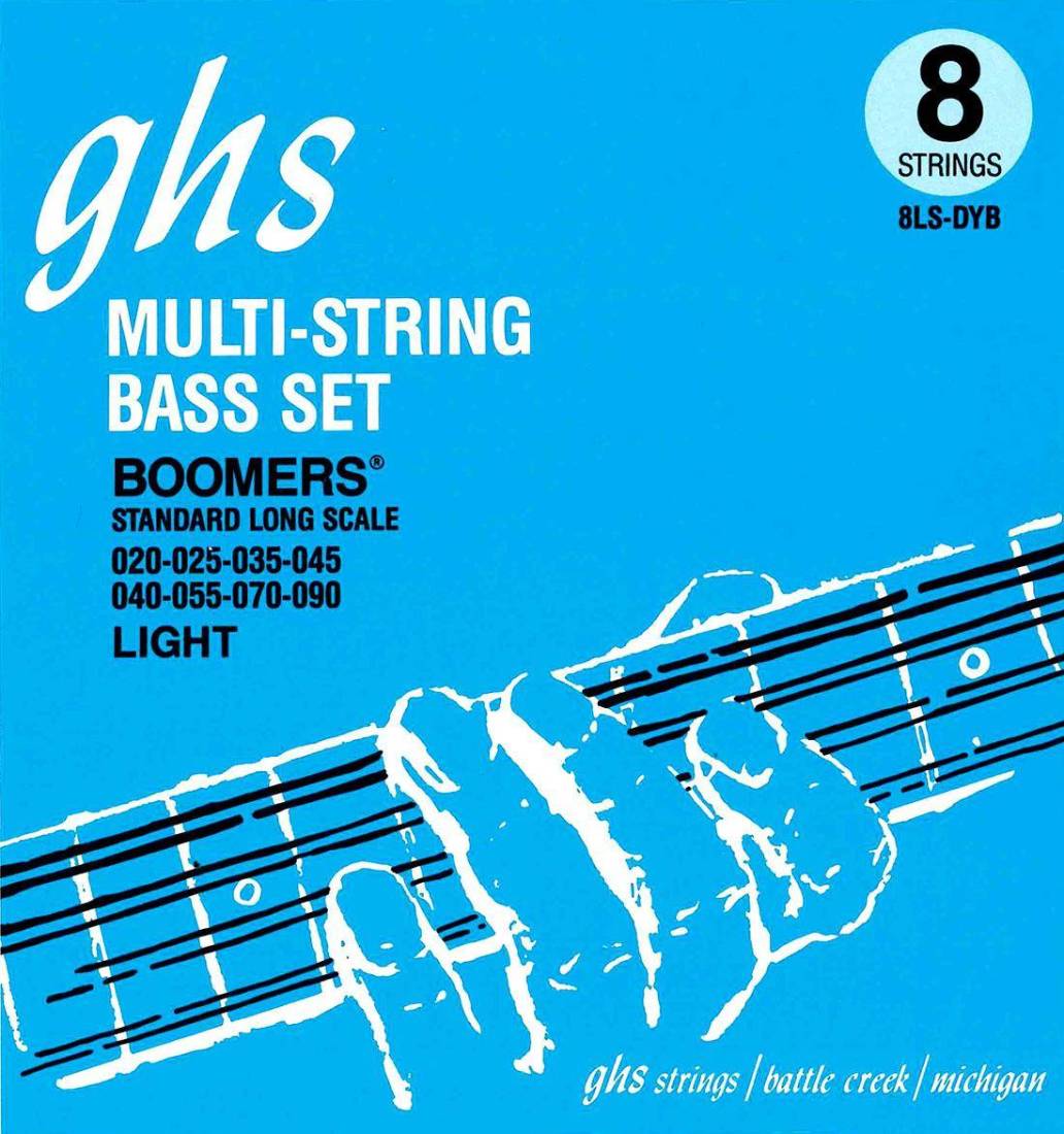GHS Strings 8-String Bass Boomers - Regular (38'' Winding)