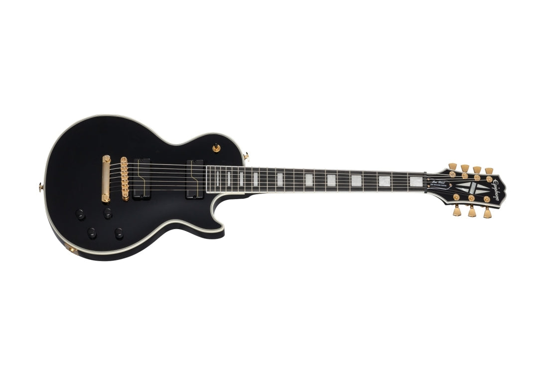 Epiphone Matt Heafy Origins 7-String Les Paul Custom - Ebony EILPCMKH7EBGH