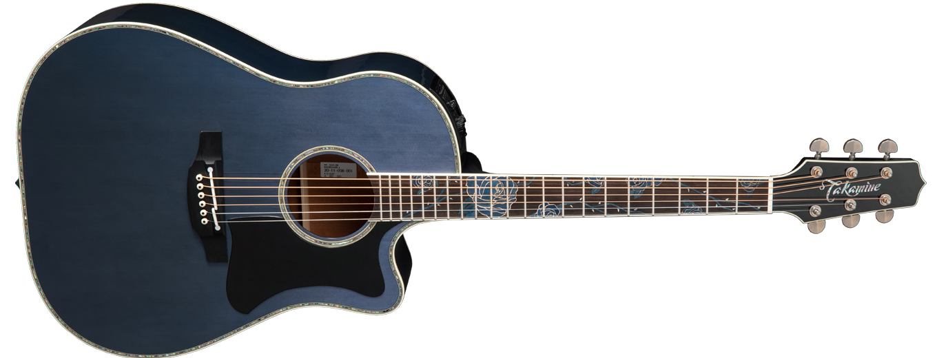 Takamine ltd 2021 blue on sale rose price