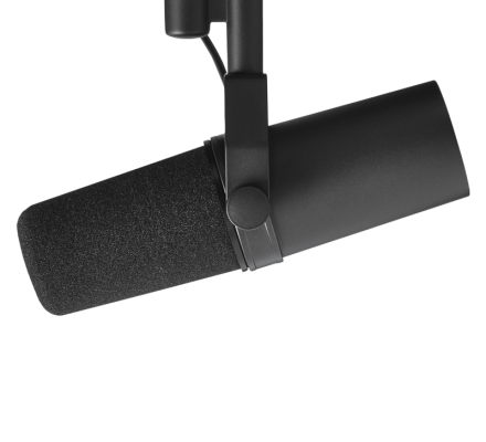 Shure SM7B Cardioid Dynamic Microphone with Windscreen & Yoke Mount