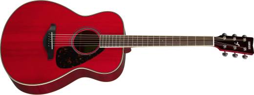 Yamaha FS820 Small Body Acoustic Guitar w/ Solid Spruce Top - Ruby Red