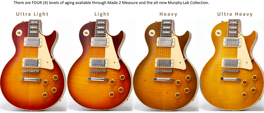 Gibson Custom Shop Murphy Lab 1959 Les Paul Standard Ultra Lite Aged Sunrise Tea Burst LPR59ULSTNH