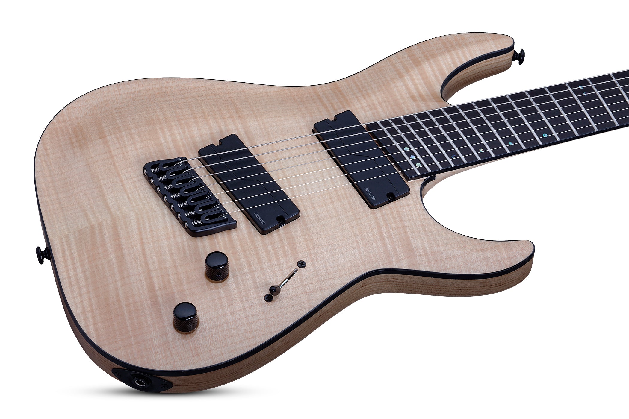 Schecter C-7 Multiscale SLS Elite Gloss Natural (GNAT) 1366 7 String Guitar