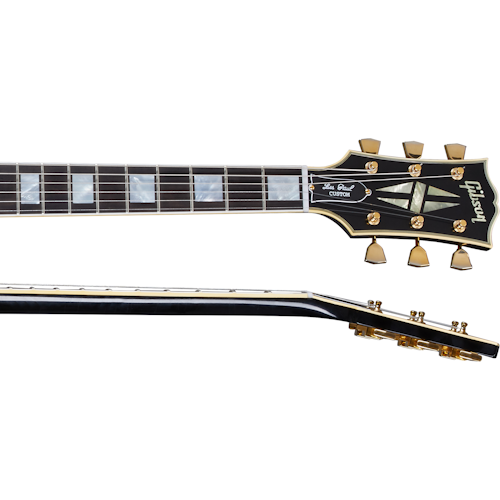 Gibson USA Custom Shop Murphy Lab 1968 Les Paul Custom Ebony Ultra Light Aged - Ebony LPC68ULEBGH