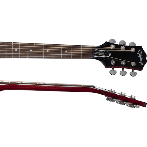 Epiphone Inspired by Gibson Slash J-45 All Solid Wood Acoustic Electric Vermillion Bursttom HardShell Case EISLASH45VMNH