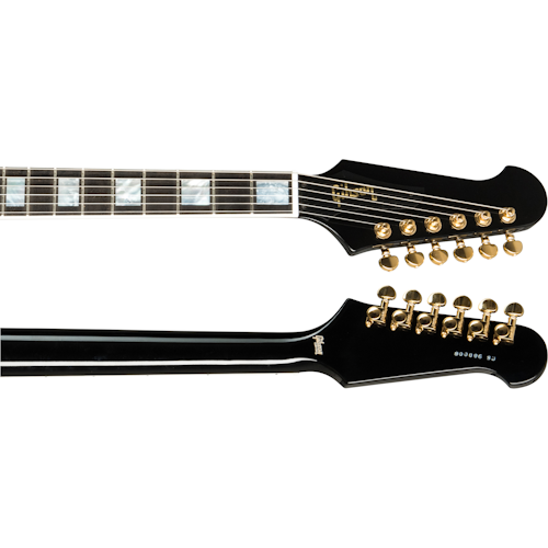 Gibson Firebird Custom with Ebony Fingerboard Gloss Ebony CSFBEEBGH