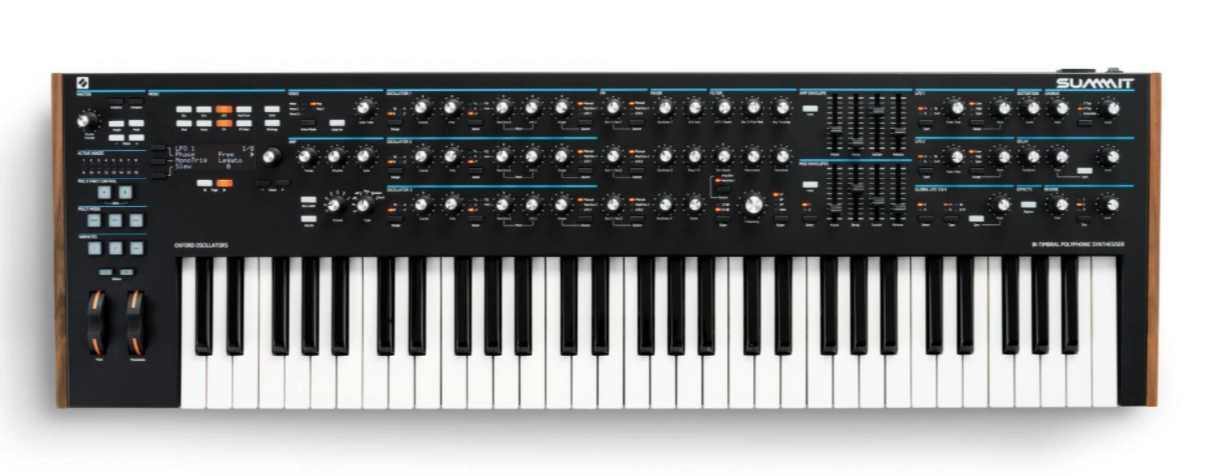 Novation Two-part 16-voice 61-key Polyphonic Synthesiser SUMMIT