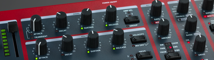 Nord 4 independent synthesizers in one - The Nord Wave 2 NORDWAVE2