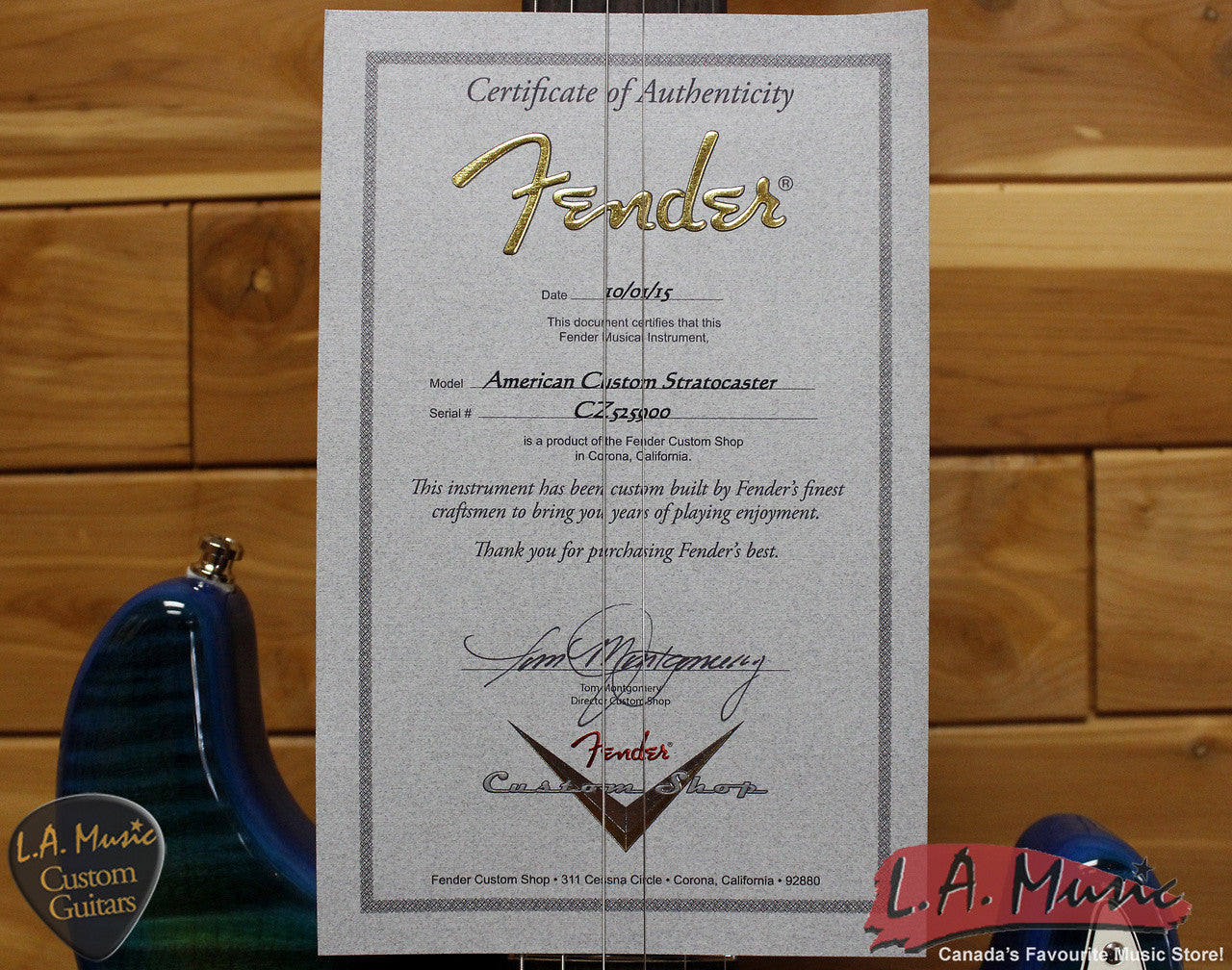 Fender Custom Shop AMER CUST STRAT FMT RW - GRN/YLW FADE 9231006867 - L.A. Music - Canada's Favourite Music Store!
