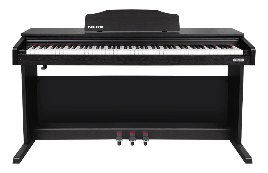 NUX 88-Key Digital Piano With Dynamic Curves, Black WK-400