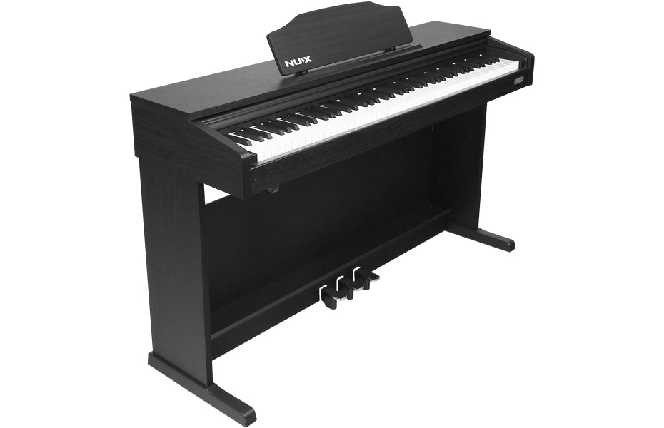 NUX 88-Key Digital Piano With Dynamic Curves, Black WK-400