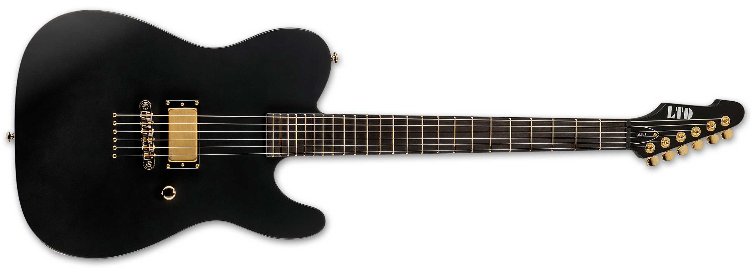 ESP LTD AA-1 Black Satin ALAN ASHBY SIGNATURE MODEL LAA1BLKS