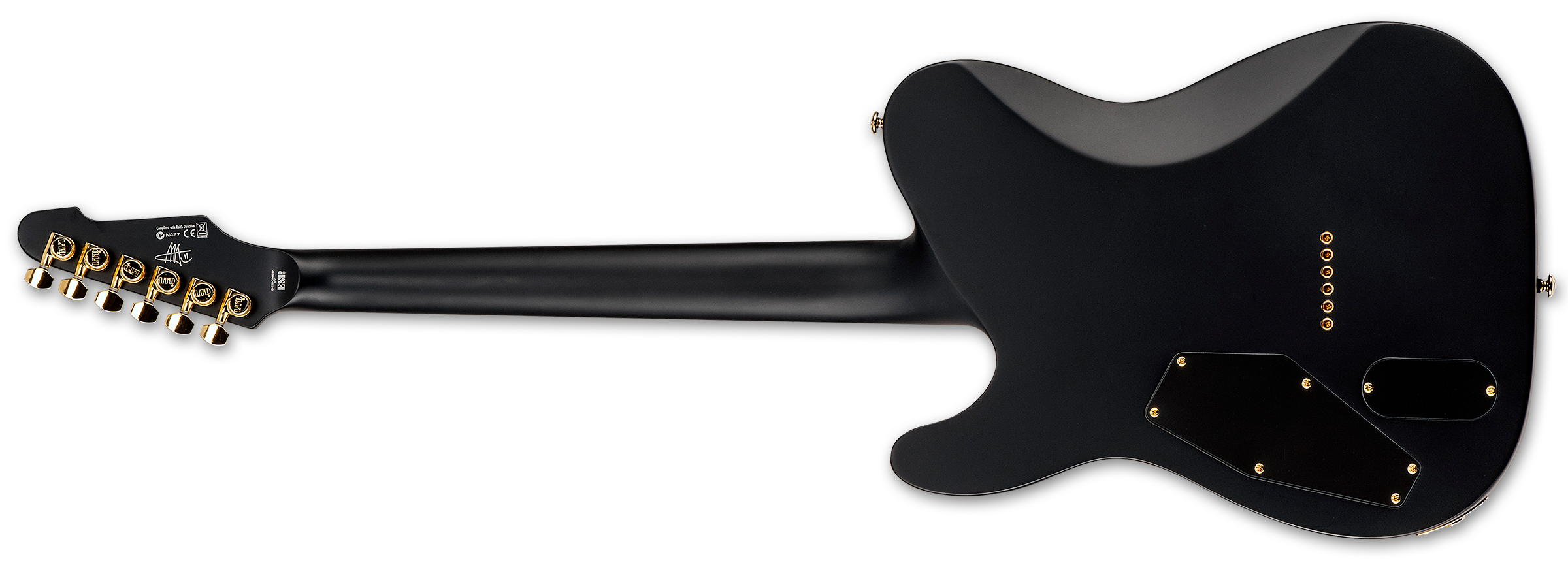 ESP LTD AA-1 Black Satin ALAN ASHBY SIGNATURE MODEL LAA1BLKS