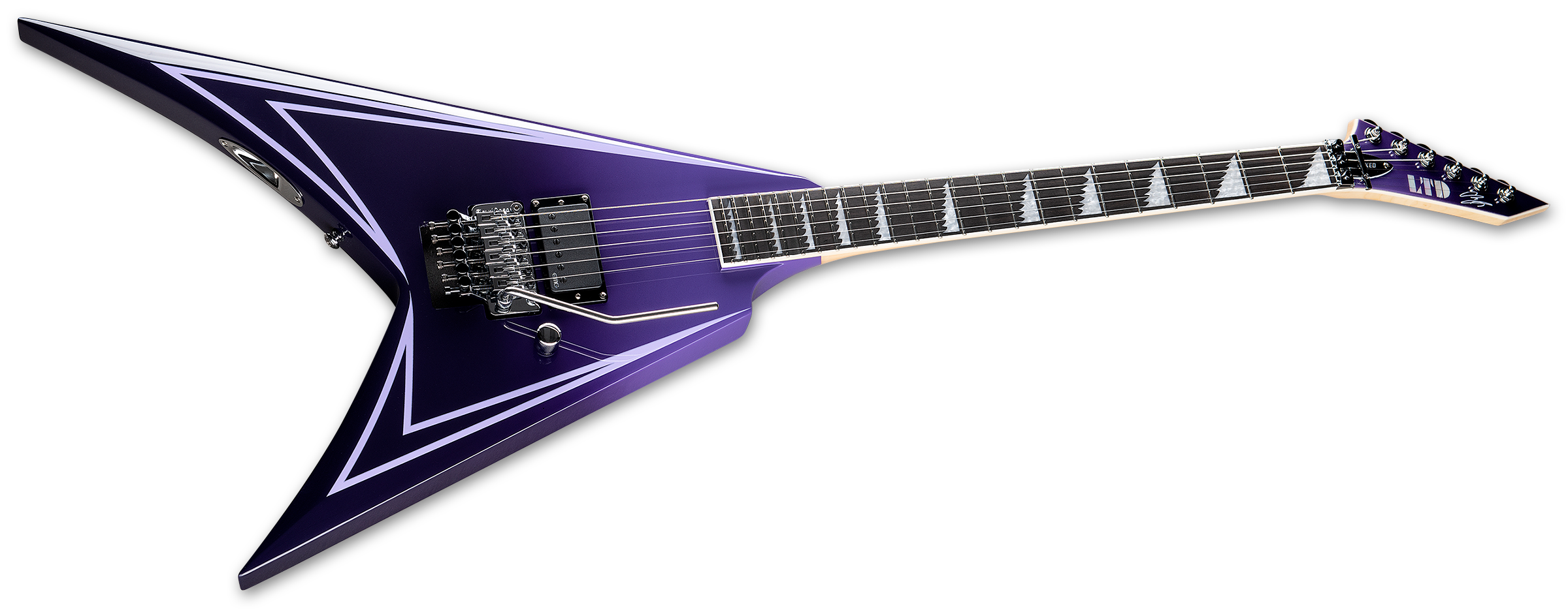 ESP LTD Alexi Hexed Purple Fade with Pinstripes Hexed Purple LALEXIHEXED