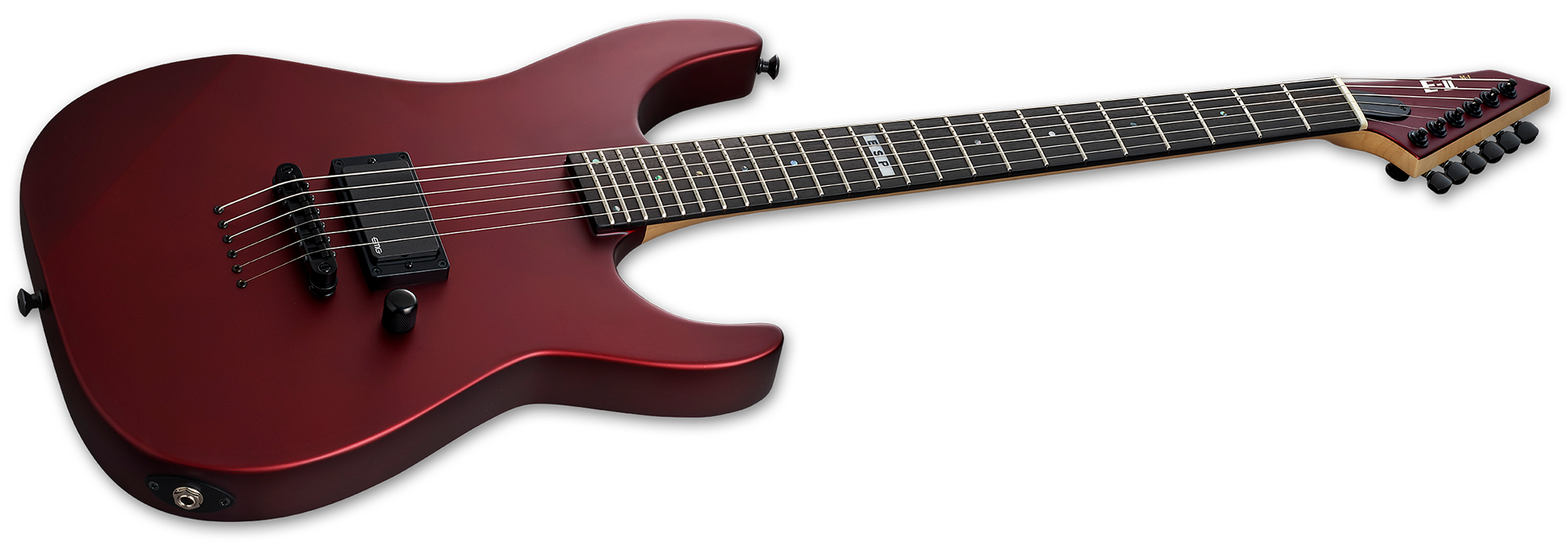 HANDPICKED ESP E-II M-I THRU NT MADE IN JAPAN NECK THRU Deep Candy Apple Red EIIMITHRUNTDCARS SERIAL NUMBER ES2792213 - 7.4 LBS