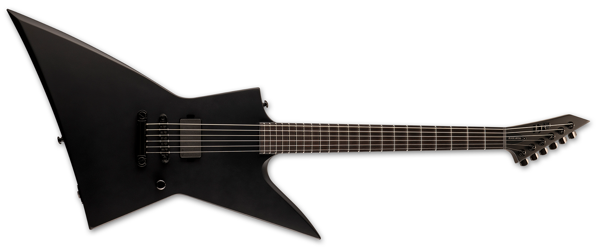 ESP LTD EX BLACK METAL BLACK SATIN LEXBKMBLKS