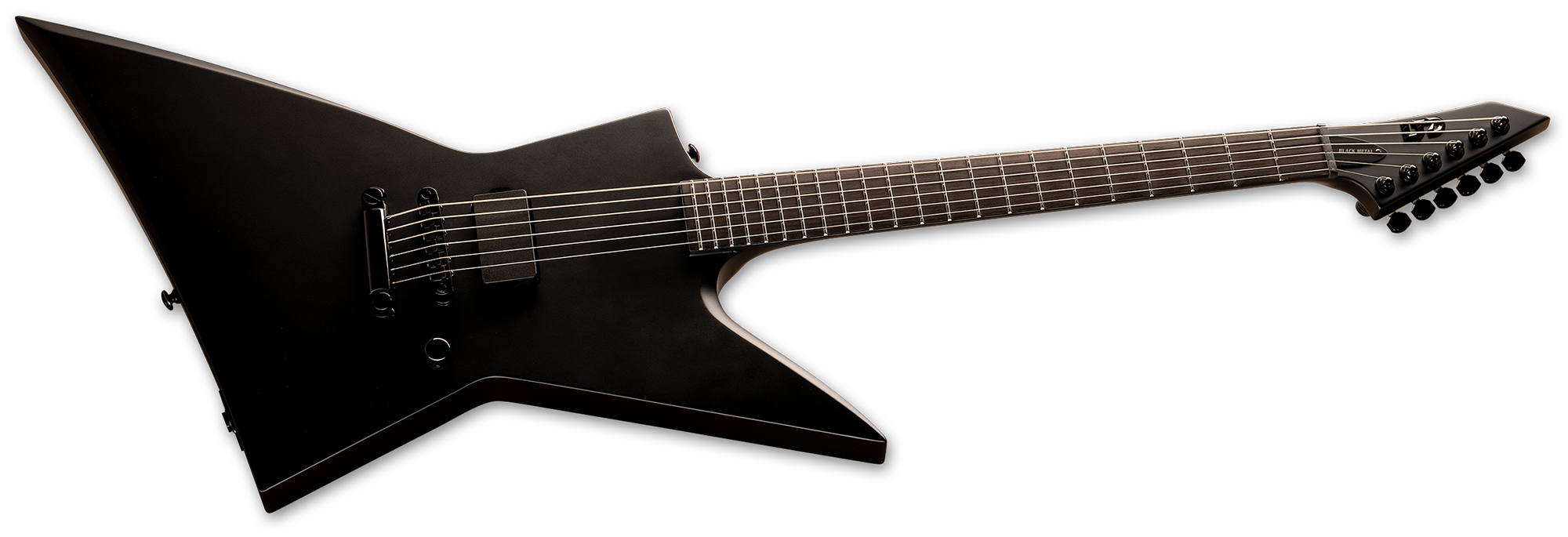 ESP LTD EX BLACK METAL BLACK SATIN LEXBKMBLKS