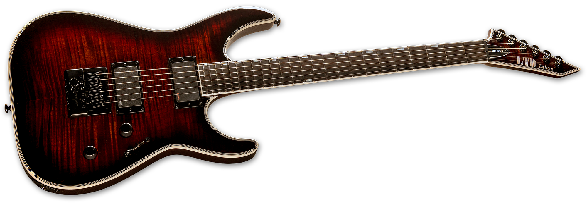 ESP LTD MH-1000 EVERTUNE DARK BROWN SUNBURST LMH1000ETFMDBSB