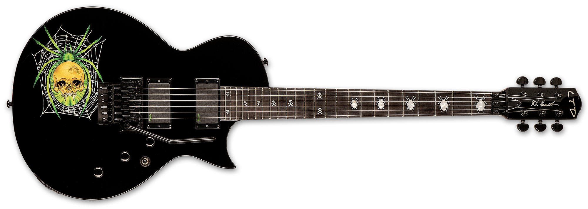 ESP LTD KH-3 SPIDER Kirk Hammett Signature model LIMITED EDITION W/ ESP HARD SHELL CASE