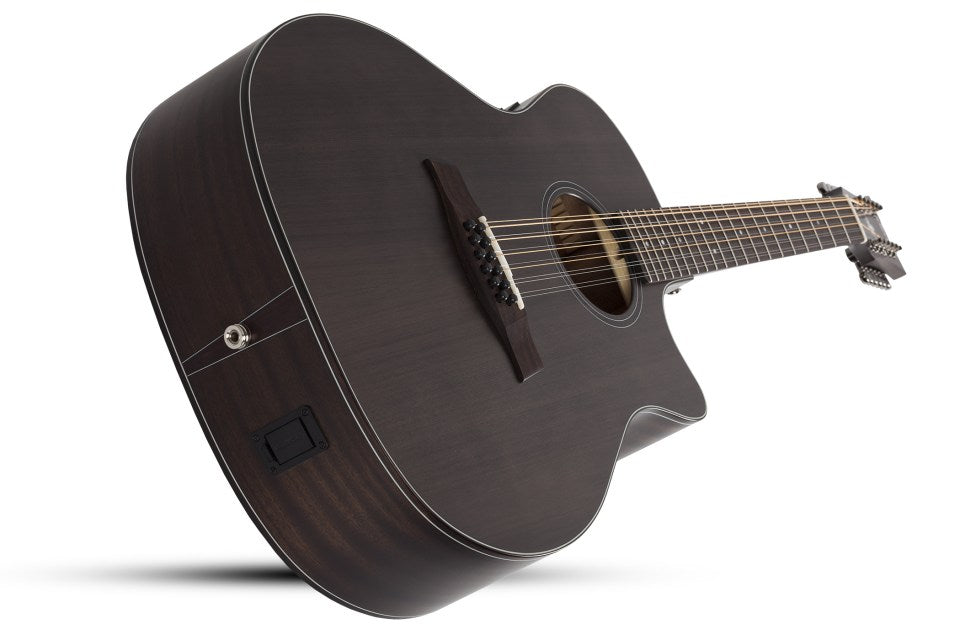 Schecter ORLEANS-STUDIO-12AC-SSTBLK Orleans Studio Acoustic Electric 12 String Satin See Through Black 3714-SHC