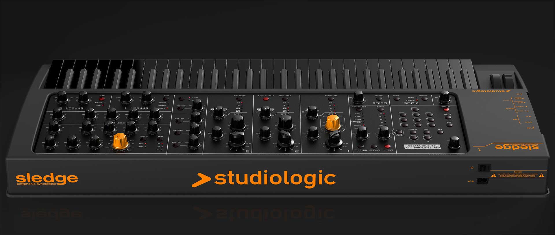 Studiologic-Fatar Lightweight Controller With Real Hammer Action Item ID: SLEDGE-BLACK
